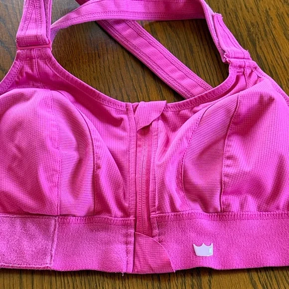 SHEFIT Ultimate Sports Bra 1Luxe (1XL) - Berry Pink - Picture 3 of 5